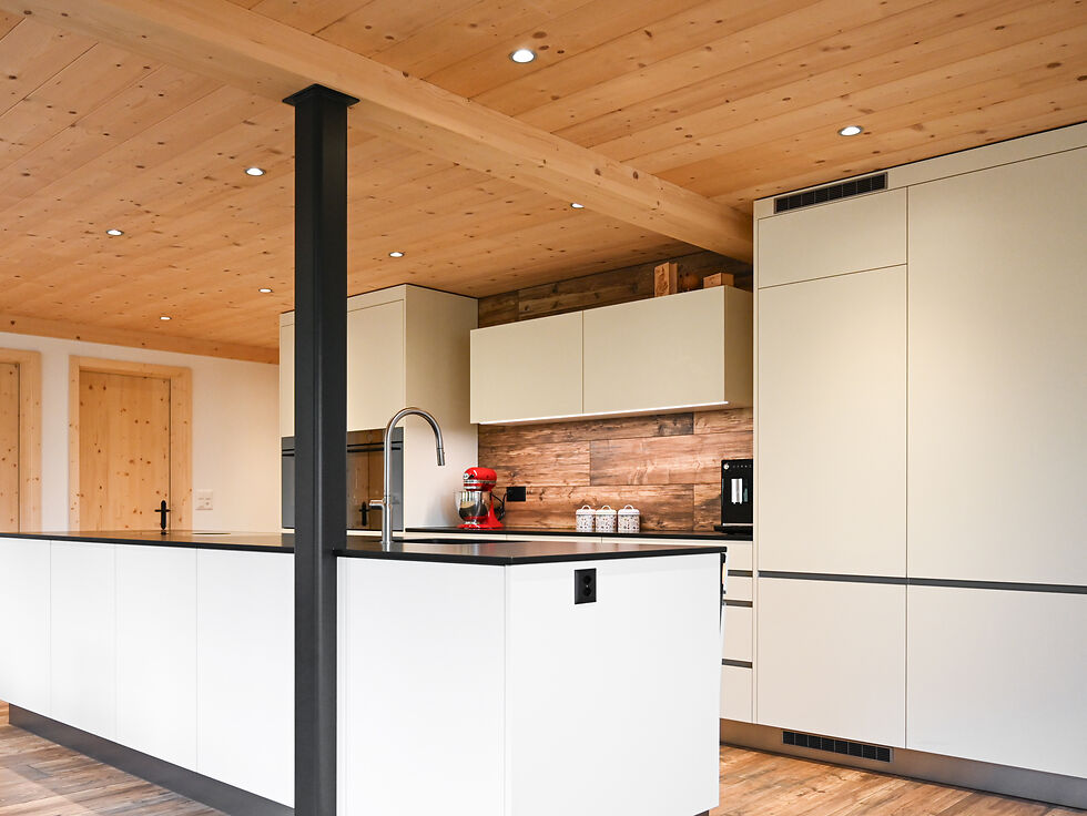 Neue Küche in einem Bauernhaus